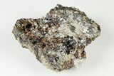 Quartz with Pyrite, Chalcopyrite and Sphalerite - Peru #195831-1